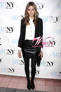 黑色皮裙明星搭配,时尚搭配指南